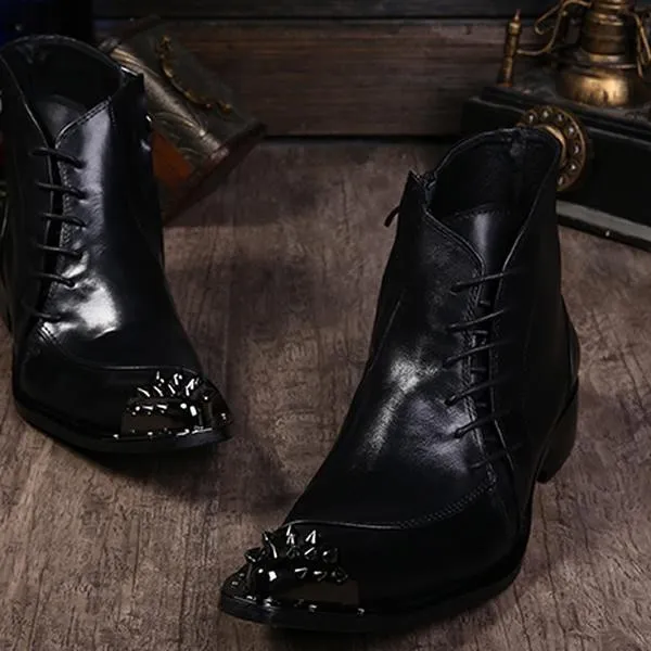 Mens western lace up boots sale