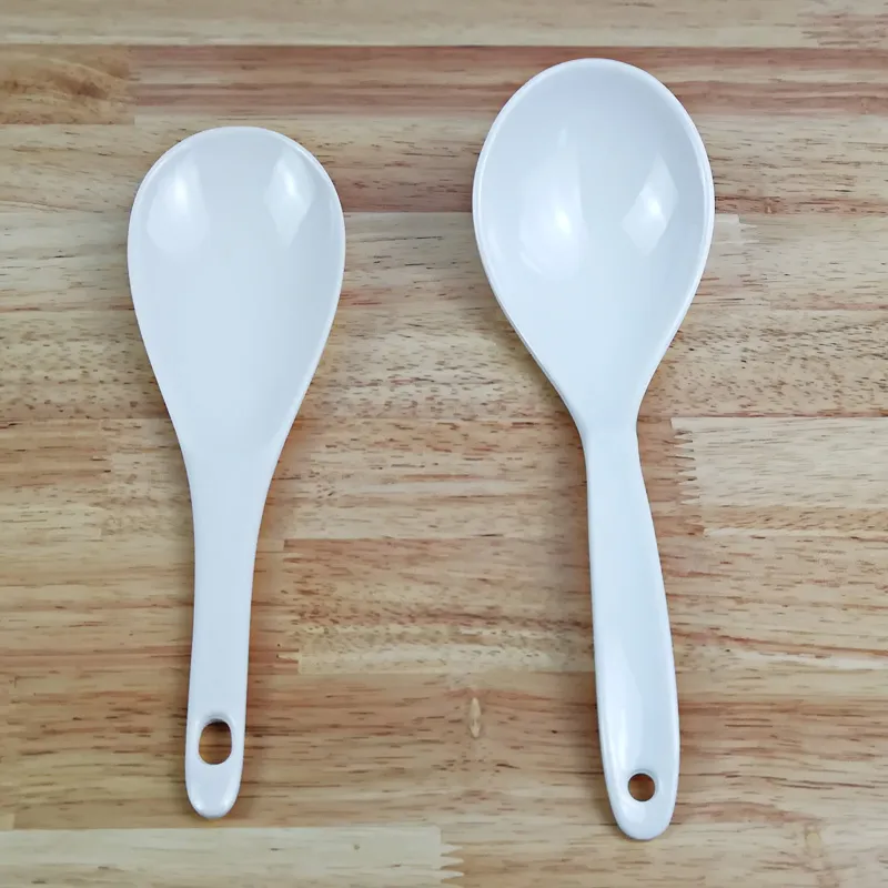 Rice Spoons A5 Melamine Dinnerware Household Small Spoon Restaurant Hotel Victualing House Canteen Big Spoon Tableware