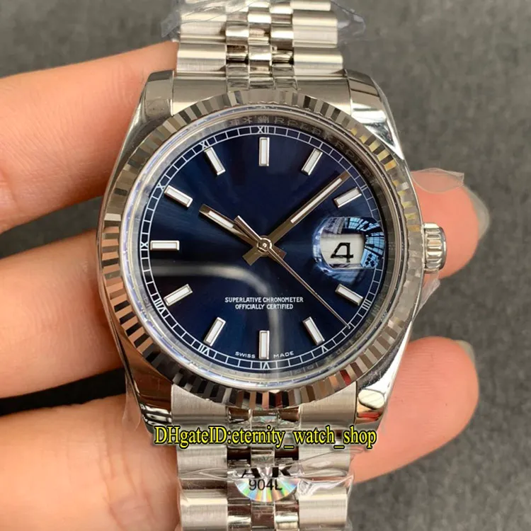 Nueva Versi n De Actualizaci n V3 ARF Datejust 36mm Caja De Acero