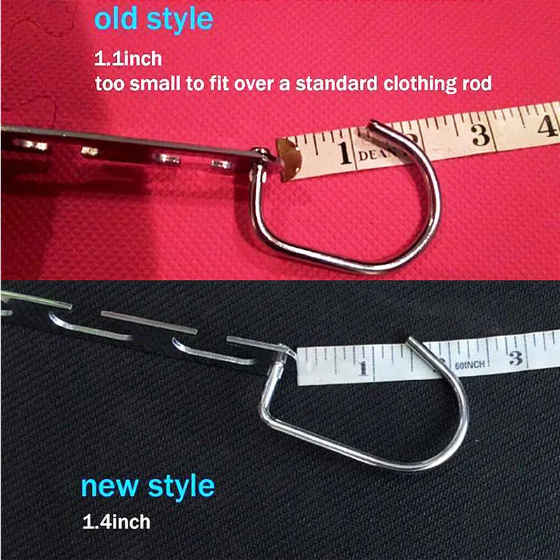 Crochet de rangement pour garde-robe, 2 pièces, gain de place, supports d'organisation de placard, plusieurs cintres Matal Durable Hook12644