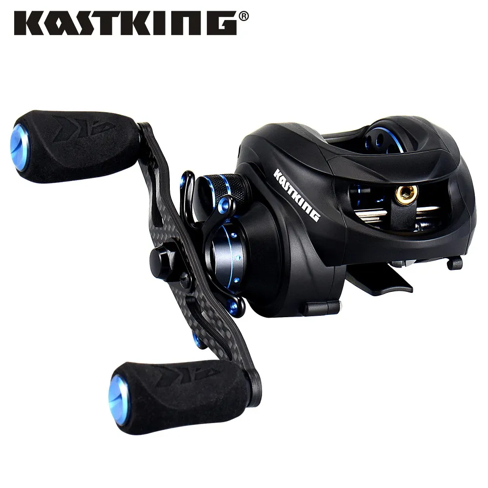 Kastking Assassin 7.5KG Drag Carbon Baitcasting Reel Prawo Lewy Ręczny Karp Kołowrotek Kołowrotek Szybka 6,3: 1 Kołowrotek