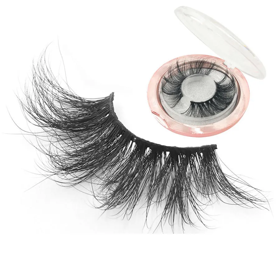 3D Mink Eyelashes Natural Eyelashes Falso Eyelash Extensão Faux Falke Eye Cílios Maquiagem Ferramentas com caixa RRA1306