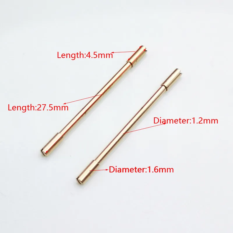 2 stücke 27.5mm Länge 1,5 mm Kopfdurchmesser 1.2 Mittlerer Durchmesser Rose Gold Farbe Stahl Schrauben Link für Royal Oak Offys 28mm Uhr Uhr Band Strap