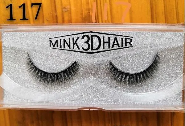 2018 20style 3d Mink cheveux Faux cils 100% épais véritable vison faux cheveux faux cils Extension naturelle Cils DHL Livraison gratuite