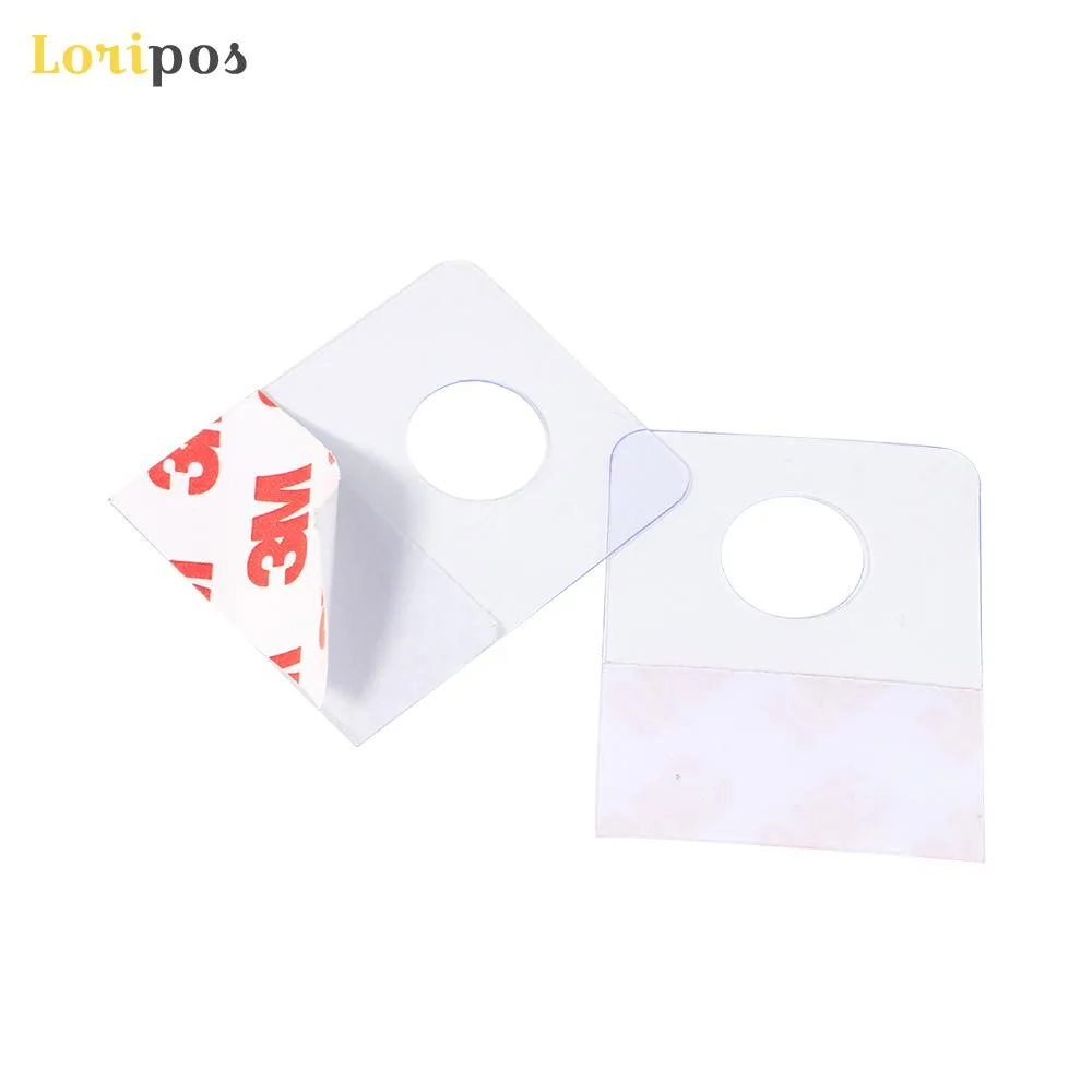 Special Offer Plastic Pvc Pet Hang Hanging Tab Hooks On Merchandise Package Bag Hangers Peghooks Display Self Adhesive 500pcs2449