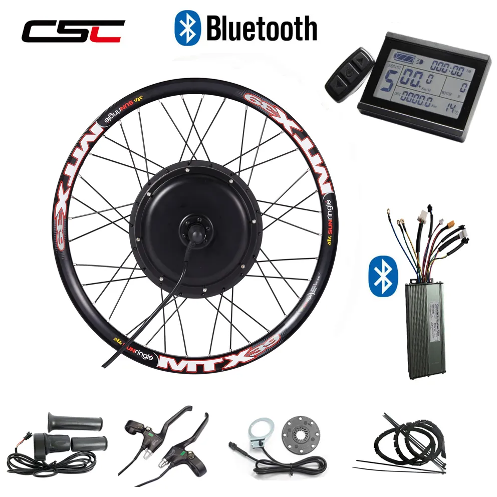 MTB Ebike Conversion Kit 48V 1000W Sun Ringle MTX39 Llanta Motor De