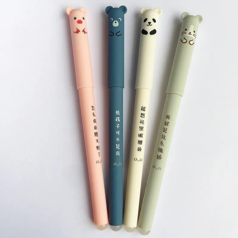 Animali Del Fumetto Penna Cancellabile 0.35mm Cute Panda Cat Penne Magiche  Penne Gel Kawaii La Scrittura Scolastica Novità Cancelleria Regali Ragazze  Da 0,32 €