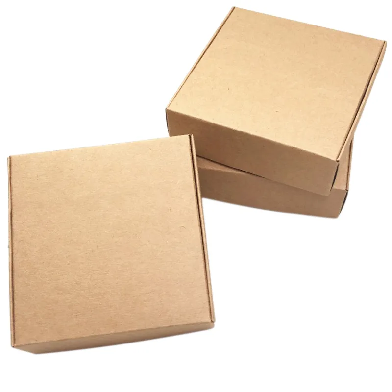 CAJA REGALOS COLOR KRAFT CARTON RESISTENTE 12 CM PASTKOLOR