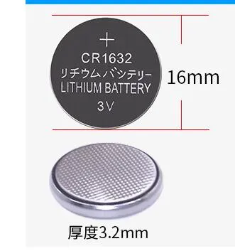 Batterie a bottone originali al 100% CR1632 16 * 32mm 3V 300mah Batteria al litio a doppia alimentazione per controllo chiave auto veicolo DL1632 ECR1632 GPCR1632