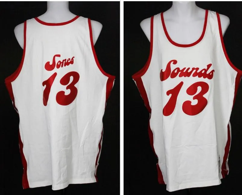 الرجال المخصصون شباب النساء كوليس جونز 1974-75 مللي الأصوات الكلية لكرة السلة قميص حجم S-4XL أو مخصص أي اسم أو رقم قميص