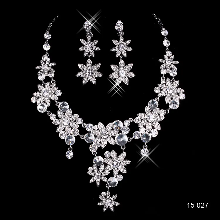 15027 Wedding Accessories Jewelry Shining Elegant Wedding Bridal