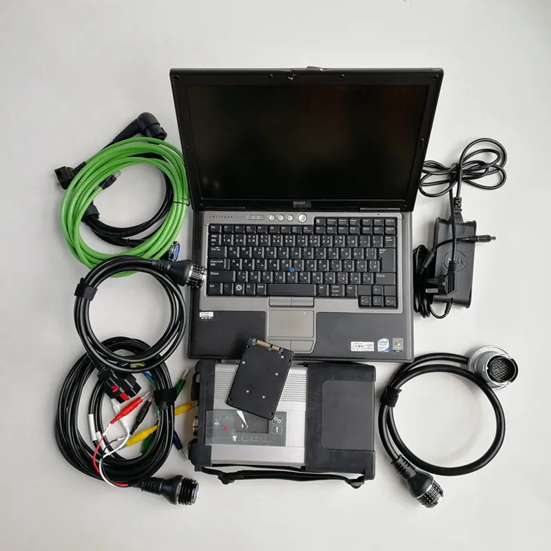 MB Star C5 Auto Repair Diagnosis tool SD Coompact 5 Automotivo scanner 480GB SSD with V12.2023 D630 4G used laptop computers