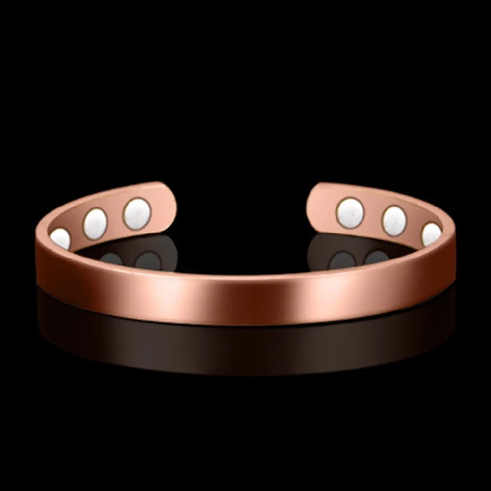 Silver Band Copper Magnetic Therapy Bracelet