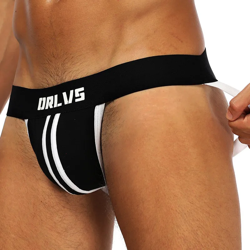 Männer Jockstraps Homosexuell Unterhosen Unterwäsche Mode Trend Sexy Penis Pouch Push UP Herren Tanga String Dessous Slips Designer Männliche Niedrige Taille Jocks OR166