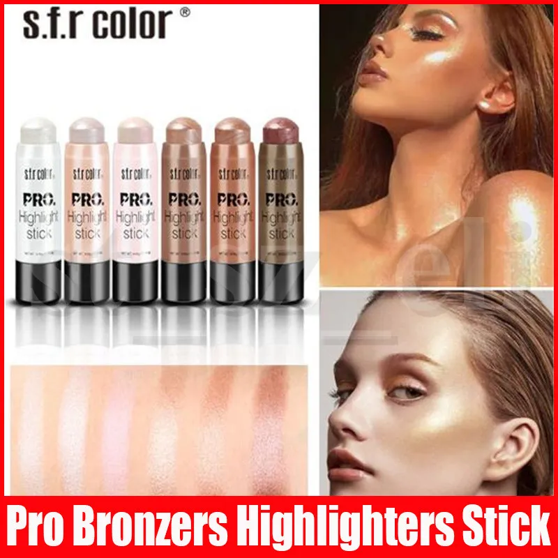 s.f.r Color Shimmer Pro Highlight Contour Stick Make-up-Tool Schönheit Gesichtspuder Creme Natürliche Make-up-Creme Bronzer Textmarker Pen Stick