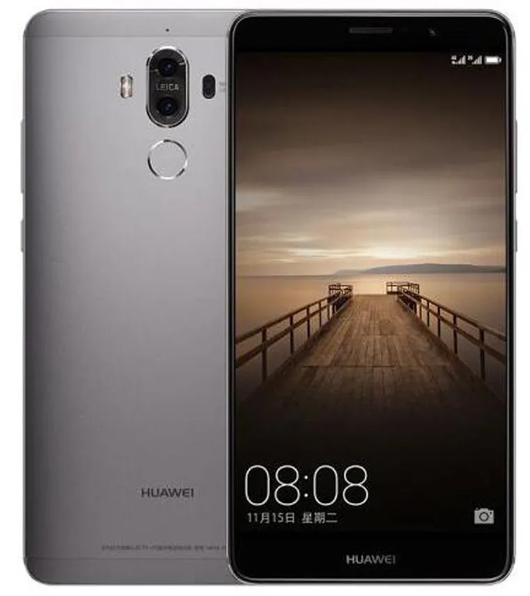 Original Huawei Mate 9 4G LTE Celular 4GB RAM 32GB 64GB ROM Kirin 960 Octa Core Android 5.9 polegadas 20.0MP Identificador de impressão digital