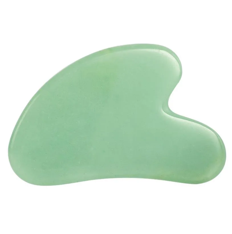 Facial pele artesanal Massager aperto natural anti raspador jade gua sha raspagem ferramenta envelhecimento massagem guasha