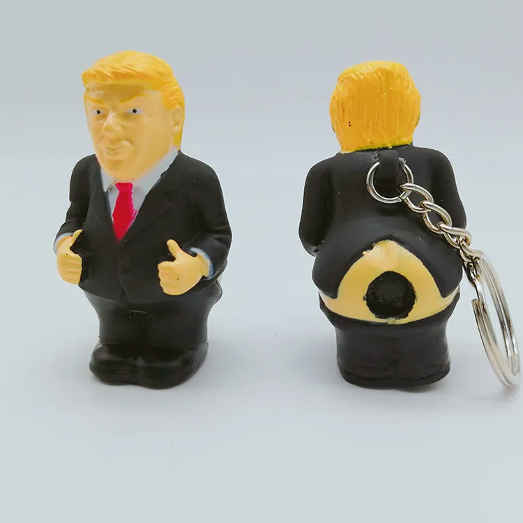 Novelty newest Donald Trump Poop Doll Keychain