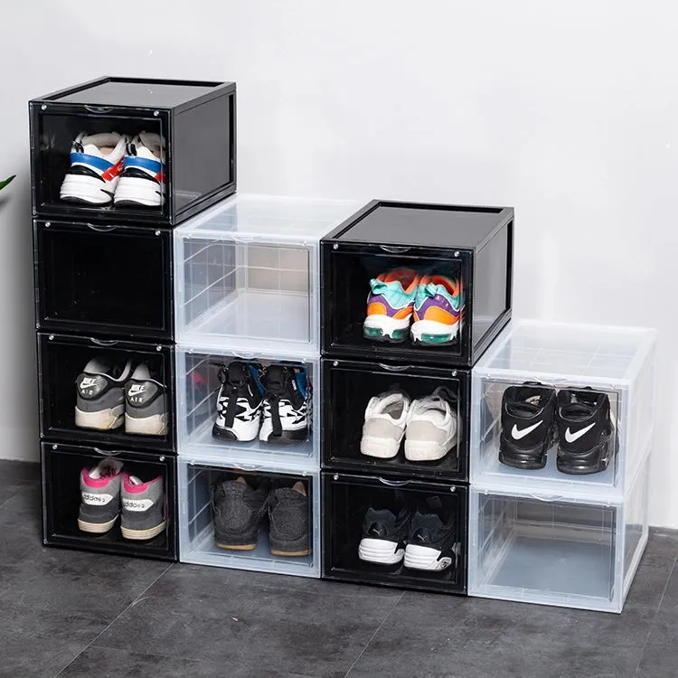 di scarpe trasparenti Portascarpe Scatole ispessite Organizzatore per la  casa