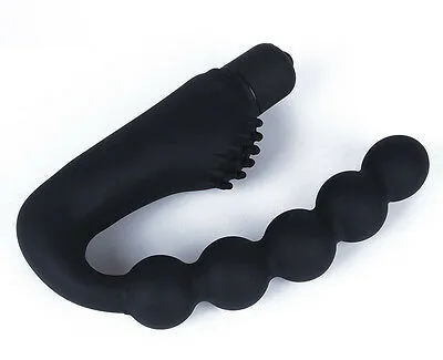 Anal leksaker 10 lägen silikon prostata massager vibrator manlig kvinnlig personlig hälsa A231