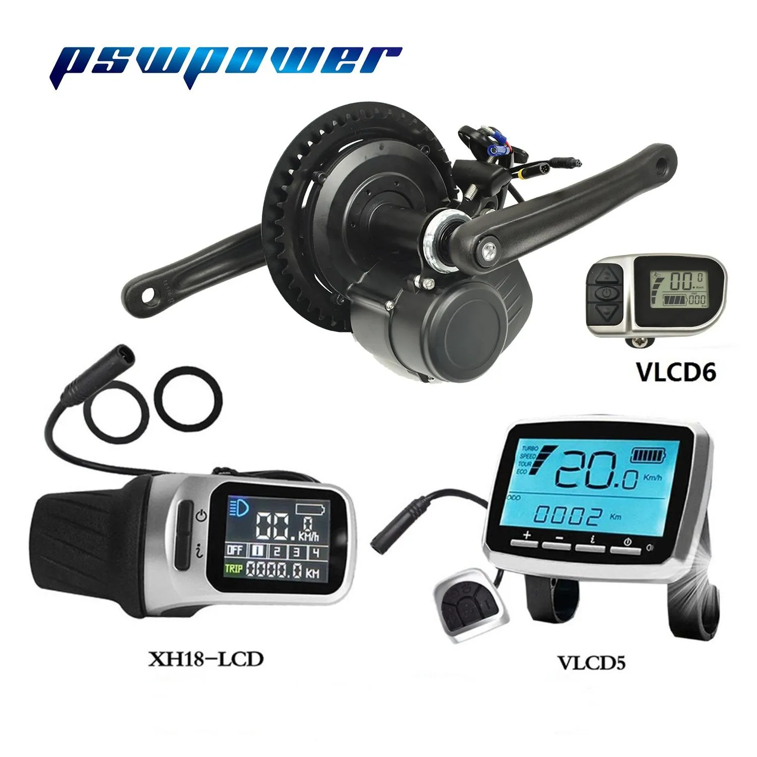 Europe Or China Stock Tongsheng 36V 250W/350W TSDZ2 VLCD5 XH 18 VLCD6