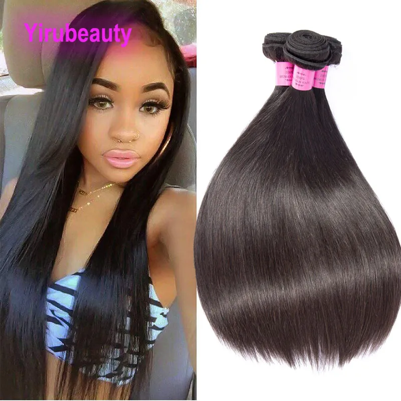 Peruvian Indian Malaysian Brazilian Virgin Human Hair Extensions 10 Bundles Hair Wefts 8-28inch Wholesale 10pieces/lot Straight Hair
