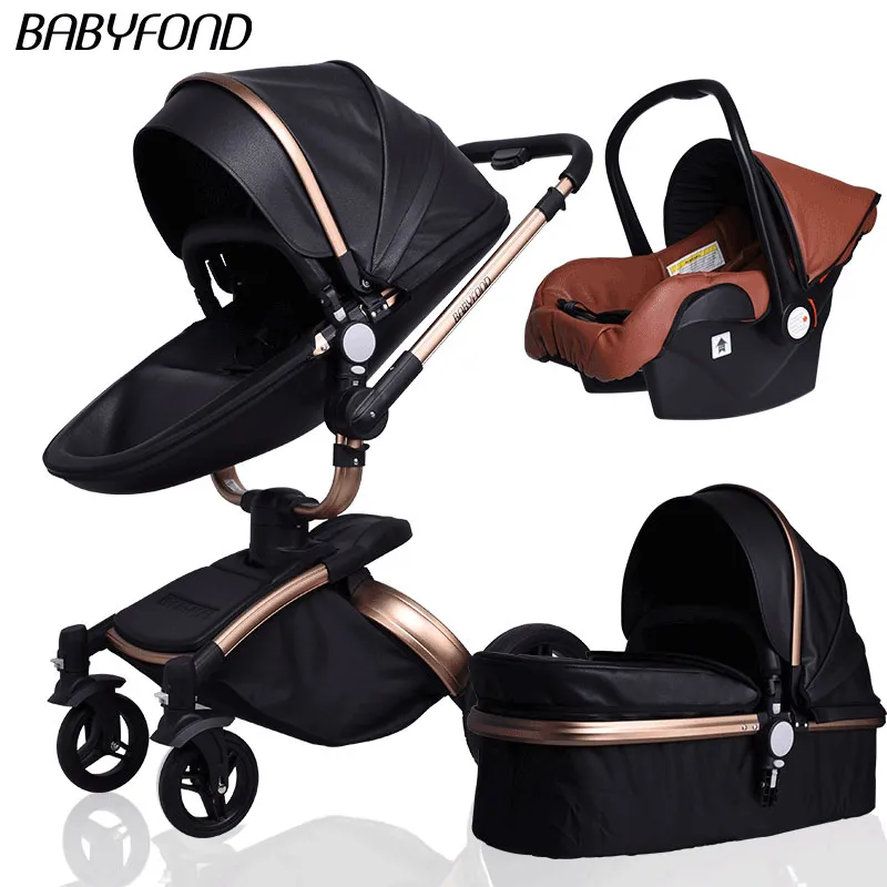 Babyfond 2019 New Color Grey Golden Frame Black Frame 3 In 1 Baby