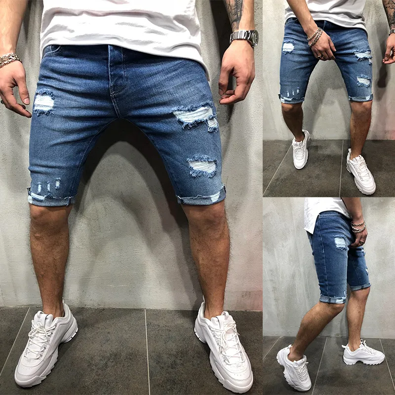 Short denim hombre best sale