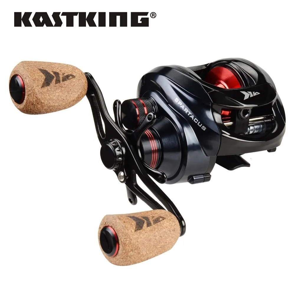 KastKing Spartacus Spartacus Plus Carrete Baitcasting Sistema de freno dual Carrete 8KG Max Drag BBs Carrete de pesca de alta velocidad T191015