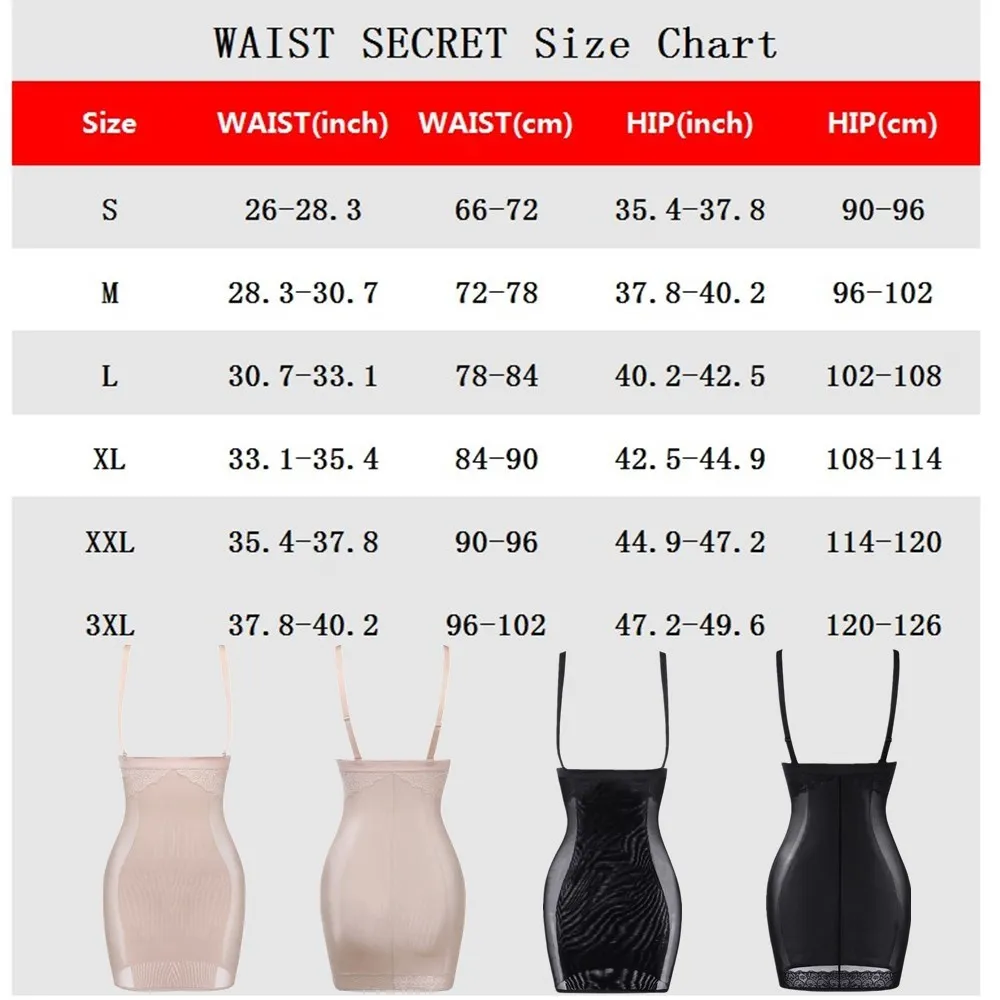 WAIST SECRET Women Shapewear Dresses Slip Seamless Body Shaper Tummy  Control High Waisted Butt Lifter Under Dresses Bodysuit CX200624 From  Caliu123, $30.16