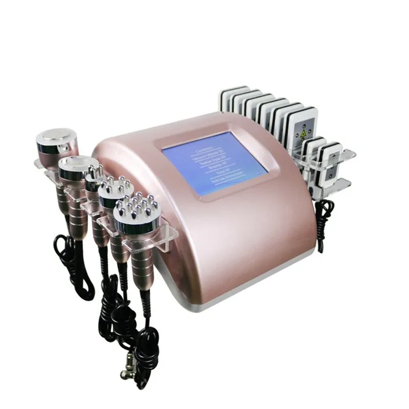 Ultrasonic Cavitation Machine 6 IN 1 40KHz Slimming Lipo Laser RF ...