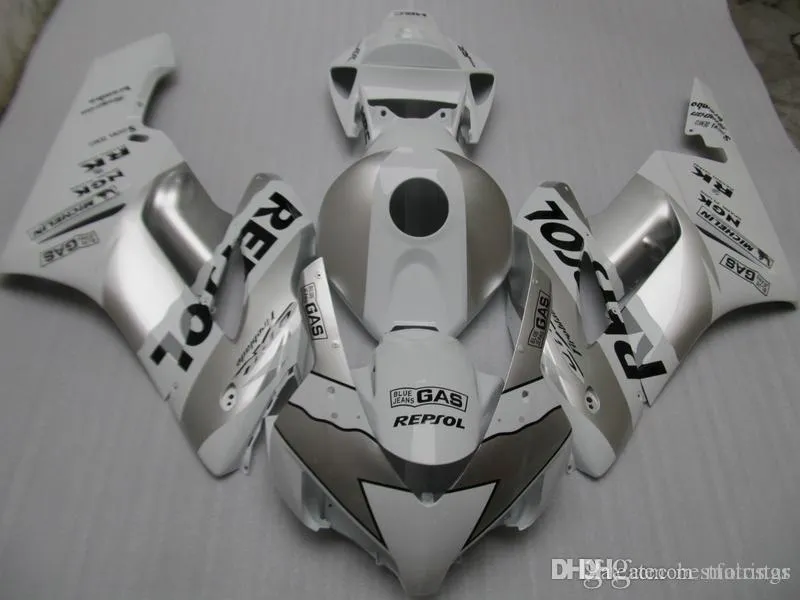 Honda CBR1000RR 04 05シルバーホワイトオリジナルモールドフェアリングキットCBR 1000 RR 2004 2005 YE24