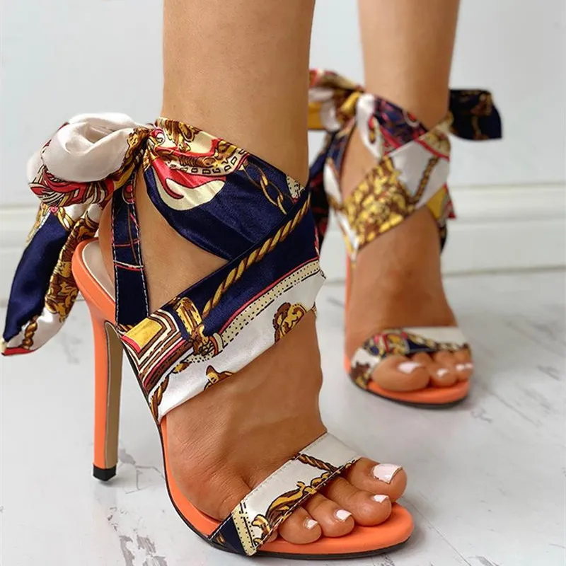 DHgate.com:Vintage Style High-Heeled Sandals: Open-Toe