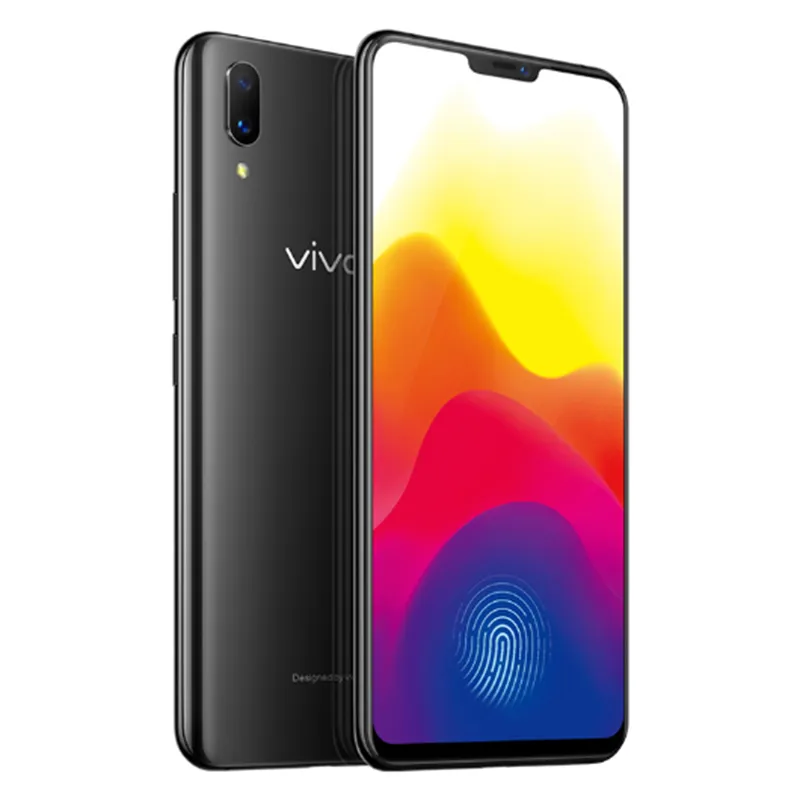 Oryginalny Vivo X21 4G LTE Telefon komórkowy 128GB 64 GB ROM 6 GB RAM Snapdragon 660 Aie Octa Core Android 6.28 "Pełny ekran 12.0mp AI OTG ID Face ID Fingerprint Smart Telefon komórkowy