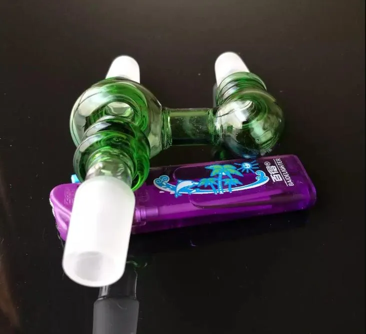 Kleurrijke kalebas Tee, Groothandel Glass Bongs Olie Brander Glasleidingen Waterleidingen Olierouts Roken Gratis verzending