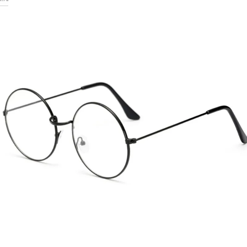 Klassisk rund vintage solglasögon ram harajuku män och kvinnor dekorativa glasögon glasögon 5 färger