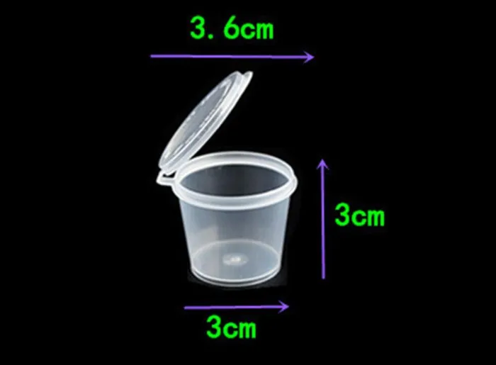 Wholesale 1 oz Small Plastic Condiment Containers with Lids From m