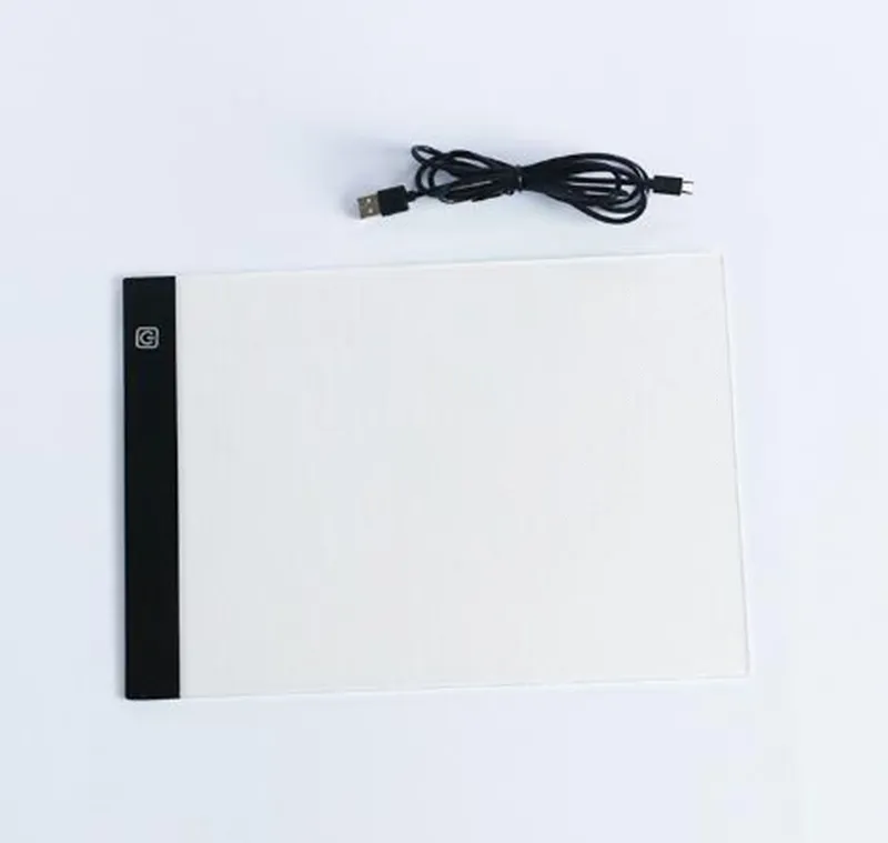 A4 LED Light Box Tracer Digital Tablet Grafisk Tablet Skrivning Målning Ritning Ultra-Tunn Tracing Copy Pad Board Artcraft