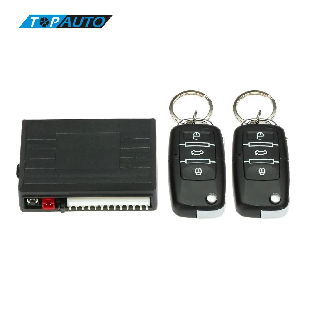 Freeshipping Car Keyless Entry Door Lock Locking System Remote Central Control Kit med bagageutlösningsknapp för Auto Vehicle för VW Lupo