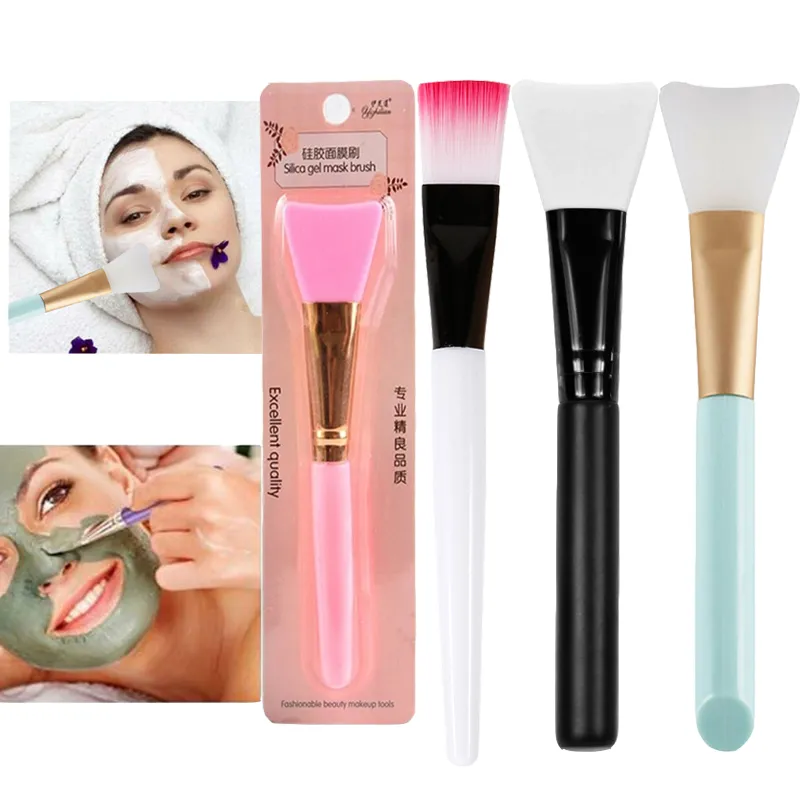 1PC silicone mask brush DIY mud mix facial foundation skin care beauty makeup brush applicator