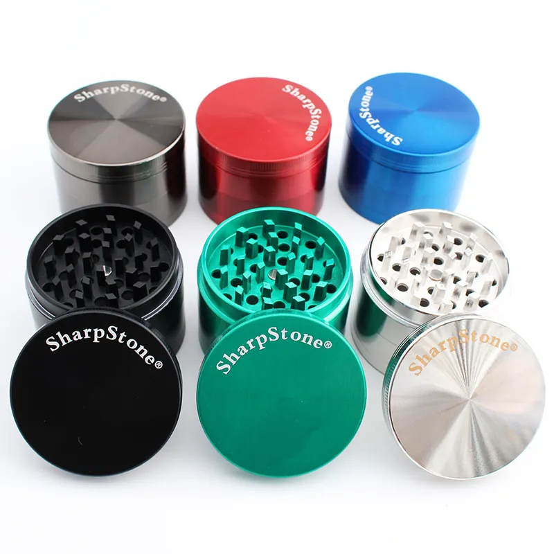 Sharpstone Zinc Alloy Grinder 4 Part Herb & Spice Crusher 40mm/50mm/55mm/63mm Durable Metal