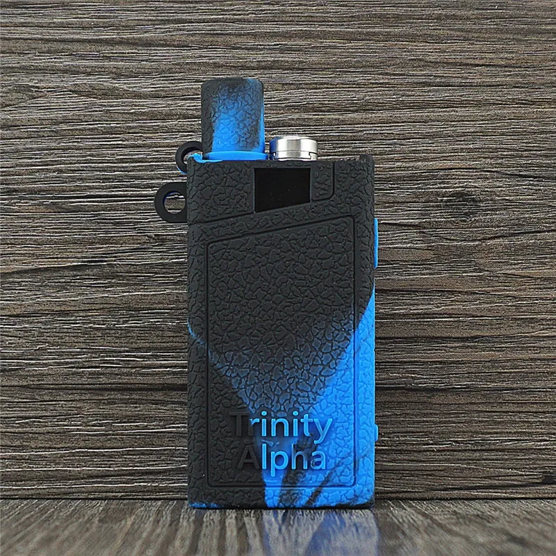 Trinity Alpha Silicone Cases Silicon Skin täcker gummihylsa Skyddande dammtäta täcken för Trinity Alpha Kit Battery Box Mod Pod DHL