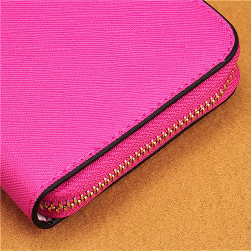 2020 Wholesale lady long wallet multicolor coin purse Card holder original women classic zipper pocke