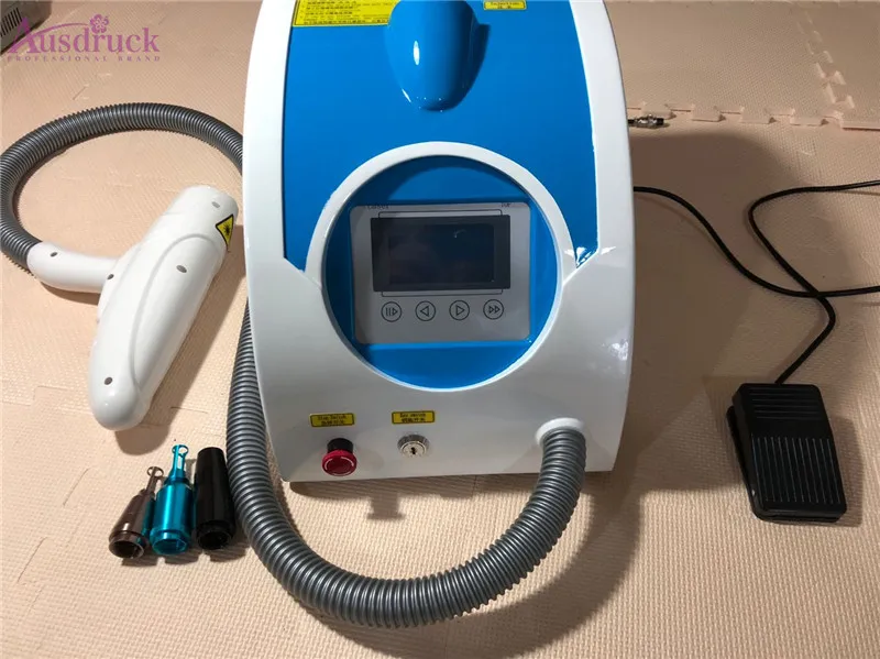 Beste kwaliteit q Switch ND YAG Laser Tattoo Removal Machines Wenkbrauw verwijderen Pigmentation Removal Skin Care Beauty Device