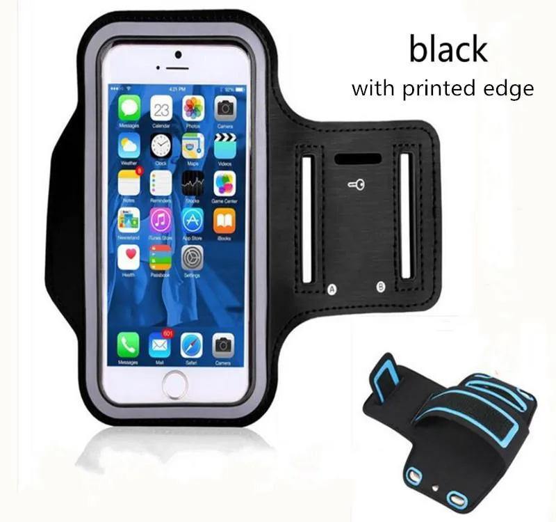 For iPhone XR XS MAX samsung s10plus Waterproof Sports Running Armband Case Workout Armband bag Pouch Cellphone case Arm Bag with OPP Bag