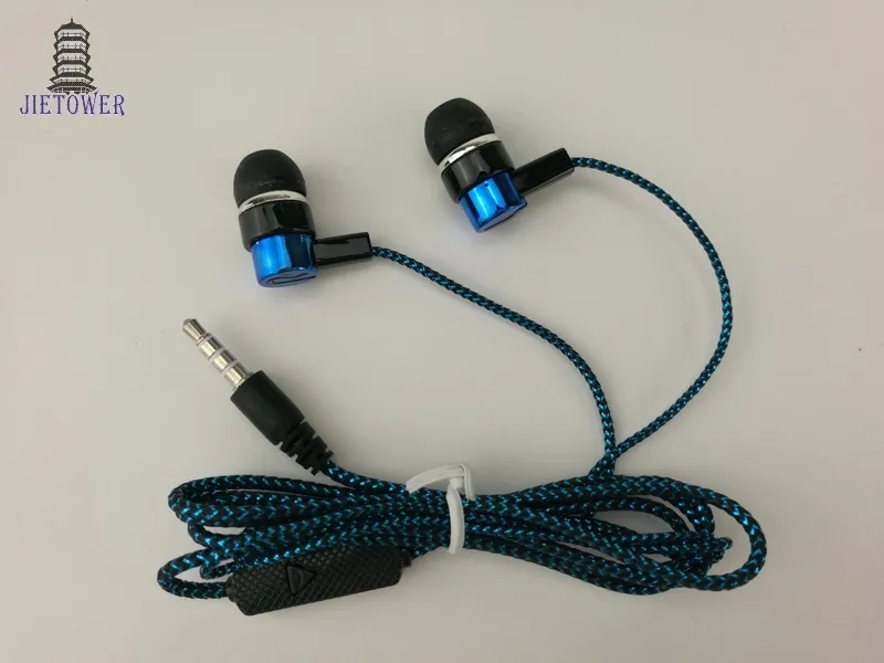 Übliche billige Serpentinengeflecht-Kabel-Headset-Kopfhörer-Kopfhörer-Ohrmuschel-Direktverkäufe durch Hersteller, blau, grün, CP-13, 300 Stück