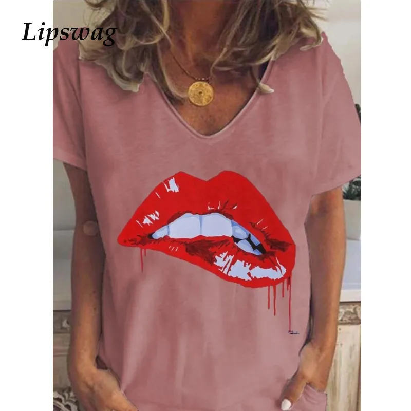 Blusas de labios clearance
