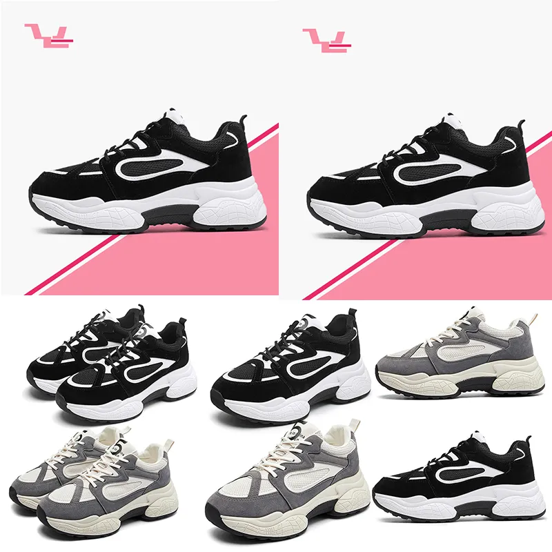 gym joggong women running shoes triple white black grey mesh comfortable breathable sports designer sneakers size 35-40