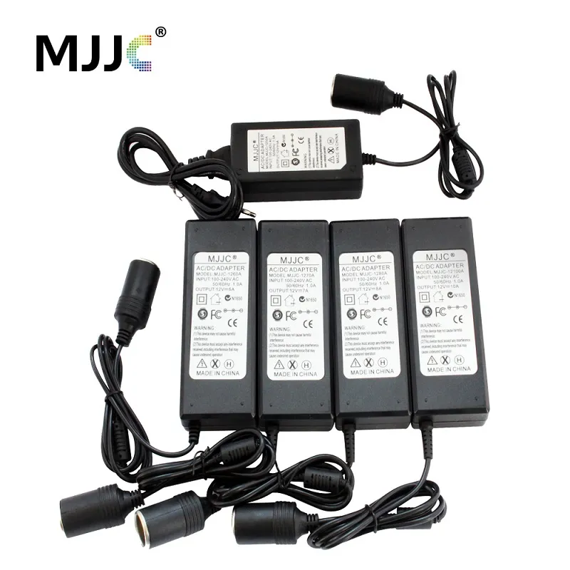 Adattatore Convertitore Auto 220V AC – 12V DC Per Presa Accendisigari, Alimentatore Universale Nero
