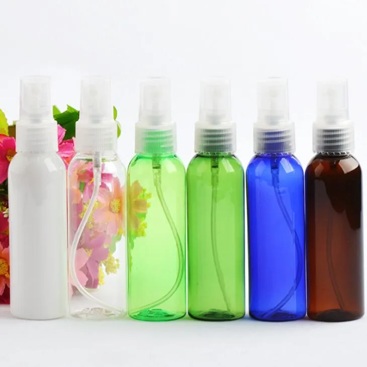 60 ml Empty Transparent Plastic Spray bottle Fine Mist Perfume bottles Water suitable for carrying out air freshener LX1269
